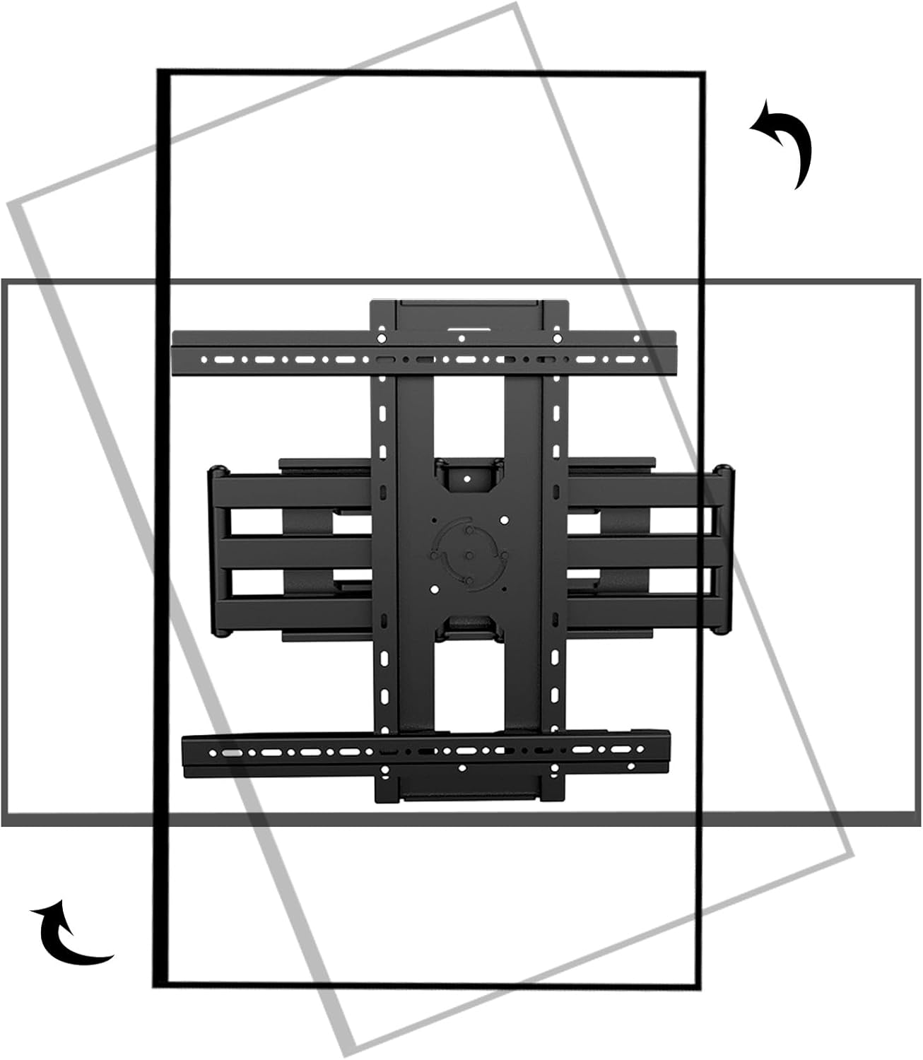 Aufhängen eines Fernsehers im Hochformat - Wandhalterungshop