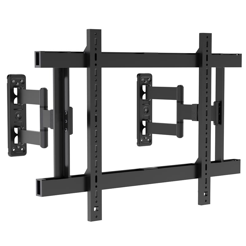 A-PEQ DY834 SlimFit Ultra Platte TV Muurbeugel | Draaibaar & Kantelbaar | Ideaal voor 55-90 Inch TV's