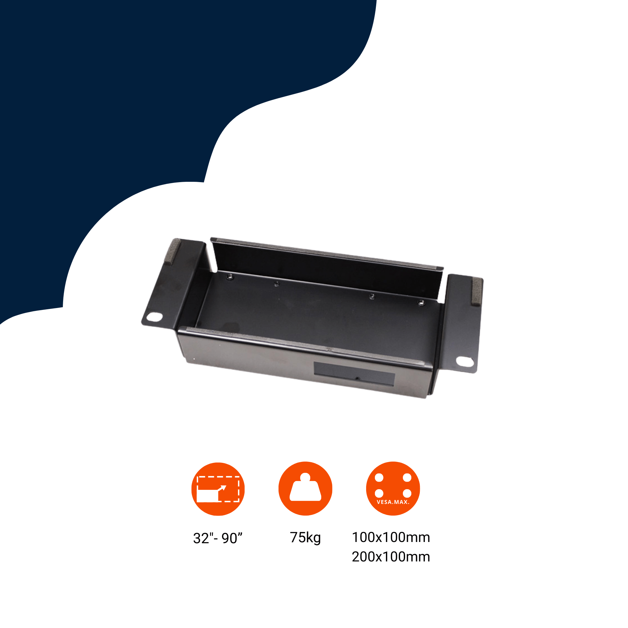 Sony VESA-adapter | voor modellen uit 2013-2014, compatibel met VESA-muurbeugels