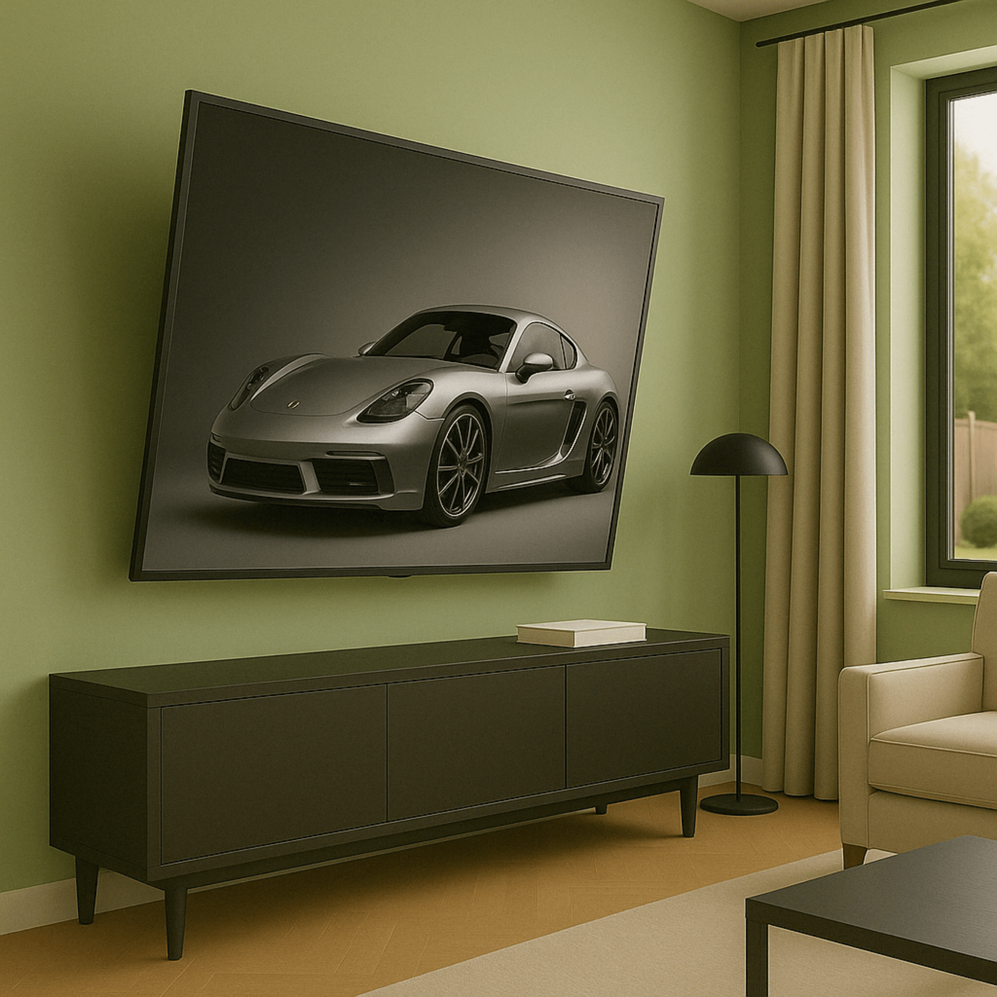 A-PEQ DY1095 Draai- en kantelbare muurbeugel | 55-110 inch, 125 kg