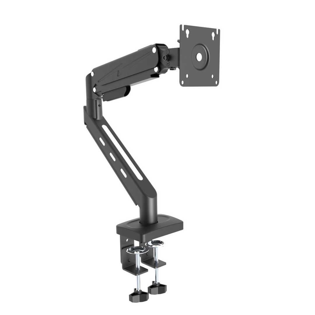 A - PEQ 1401 Monitorarm für 1 Monitor. Schreibtisch - Aufsatz. Gasfeder gesteuert. 3 bis 20 kg - Wandhalterungshop