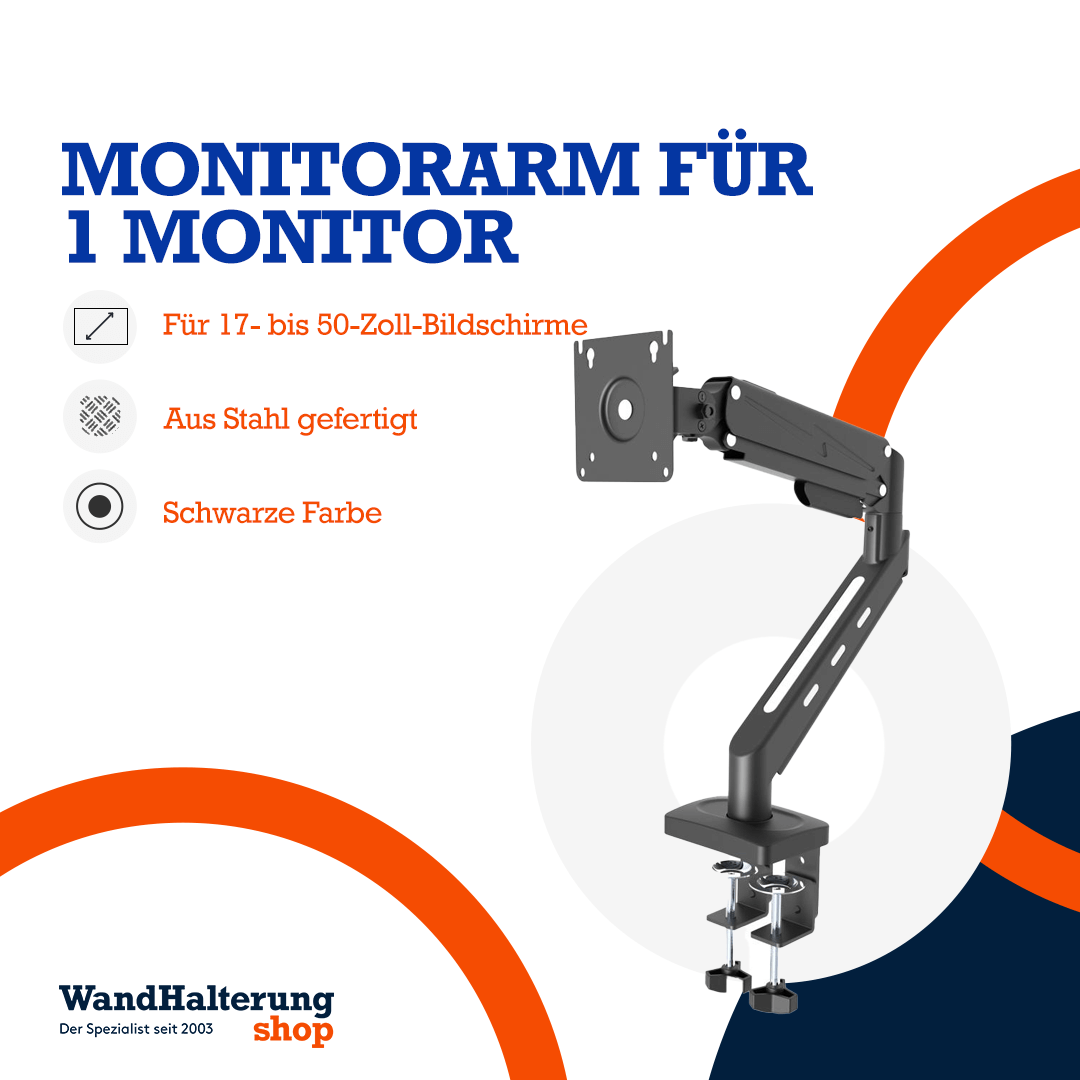 A-PEQ 1401 Monitorarm für 1 Monitor