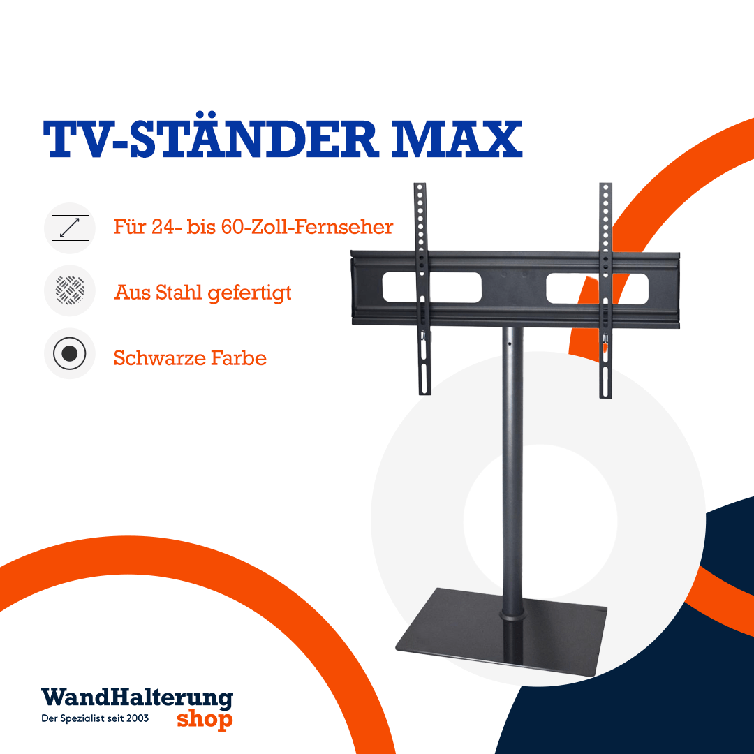 VESA 400x400 kompatibler TV-Ständer A-PEQ 564 für große Bildschirme