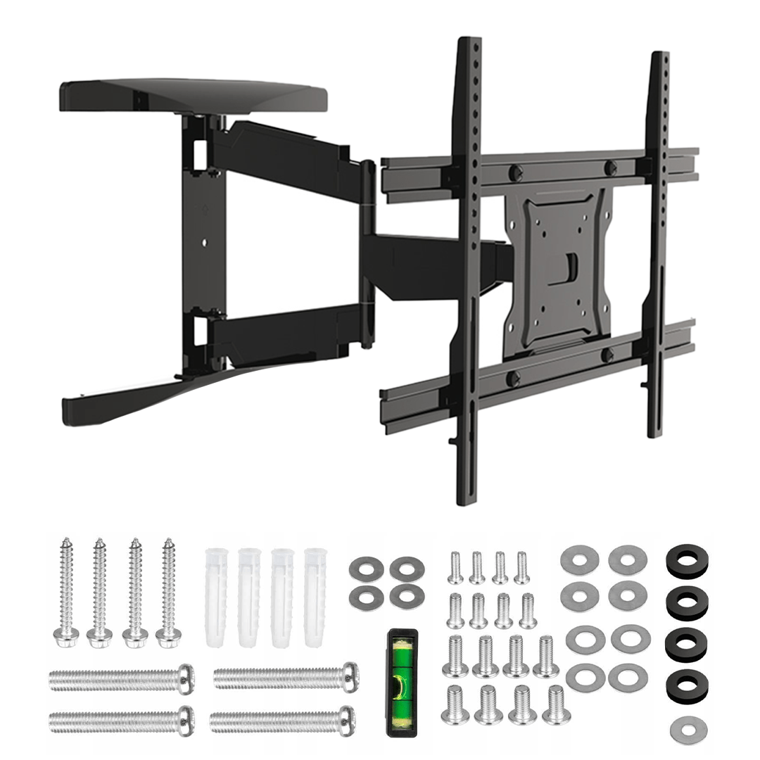 A - PEQ APL - 64 schwenkbare TV - Wandhalterung 37 - 70 Zoll schwarz max. 40kg - Wandhalterungshop
