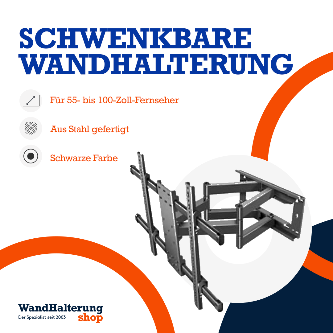 A-PEQ DY995 Wandhalterung schwenkbar 55-100 Zoll