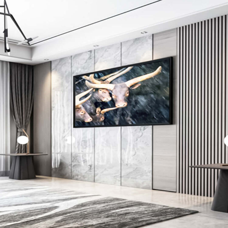 Bratek DG680 SLIMFIT TV-Wandhalterung – Ultraflaches Design, passend für 43-85 Zoll