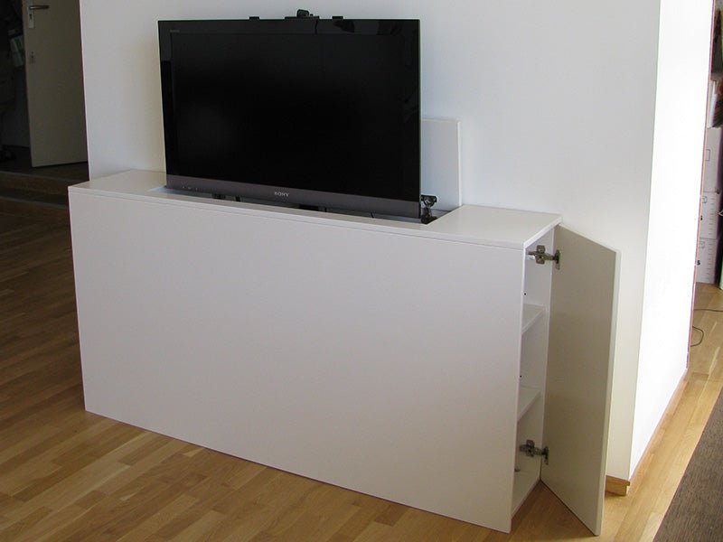 Hydraulisch angetriebener TV-Lift mit 980 mm Hublänge