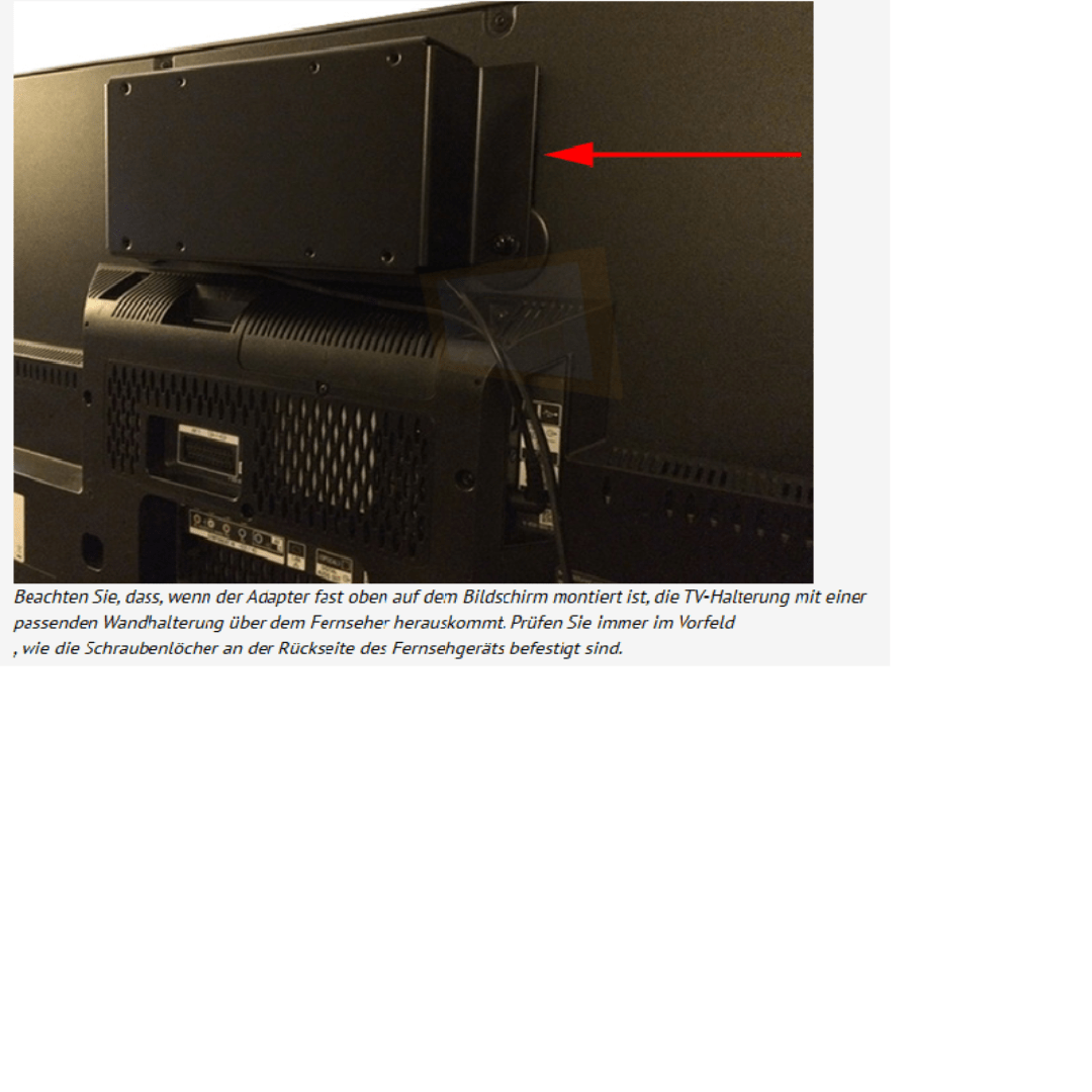 Sony VESA Adapter für diverse Modelle 2013 & 2014 - Wandhalterungshop