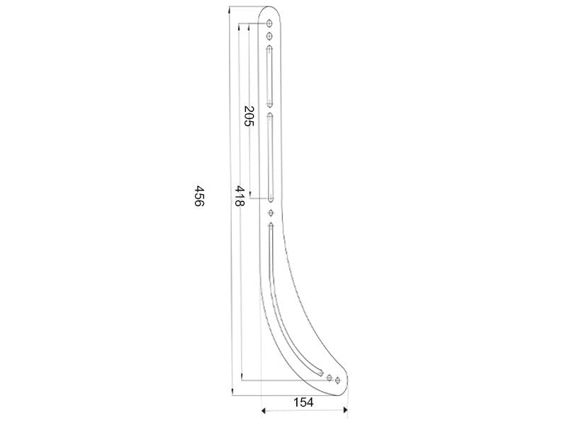 Soundbar-Halterung – Zur Befestigung an TV-Wandhalterungen, TV-Ständern oder TV-Möbeln