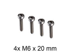 4x schroef voor bijv. Philips LED TV modellen = serviceartikel, geen retour mogelijk