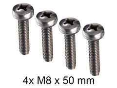 4x schroef voor bijv. Samsung (Curved) LED-tv's, verschillende modellen uit 2020. Serviceartikel, geen retour mogelijk