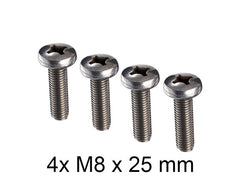 4x schroeven voor bijv. Samsung- en Philips-tv's. Serviceartikel, geen retour mogelijk