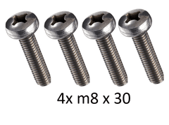 4x schroeven voor bijv. Samsung-tv's. Serviceartikel, kan niet worden geretourneerd