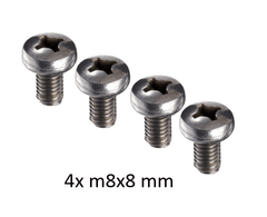 4x schroeven voor bijv. Samsung-tv's. Serviceartikel, kan niet worden geretourneerd
