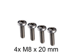 4x schroeven voor bijv. Samsung-tv's. Serviceartikel, geen retour mogelijk