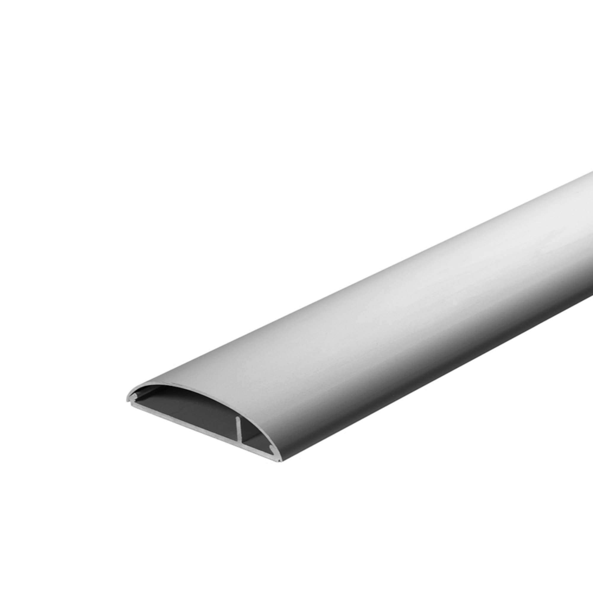 Aluminium kabelgoot breedte: 75mm x lengte: ± 1000mm zilver
