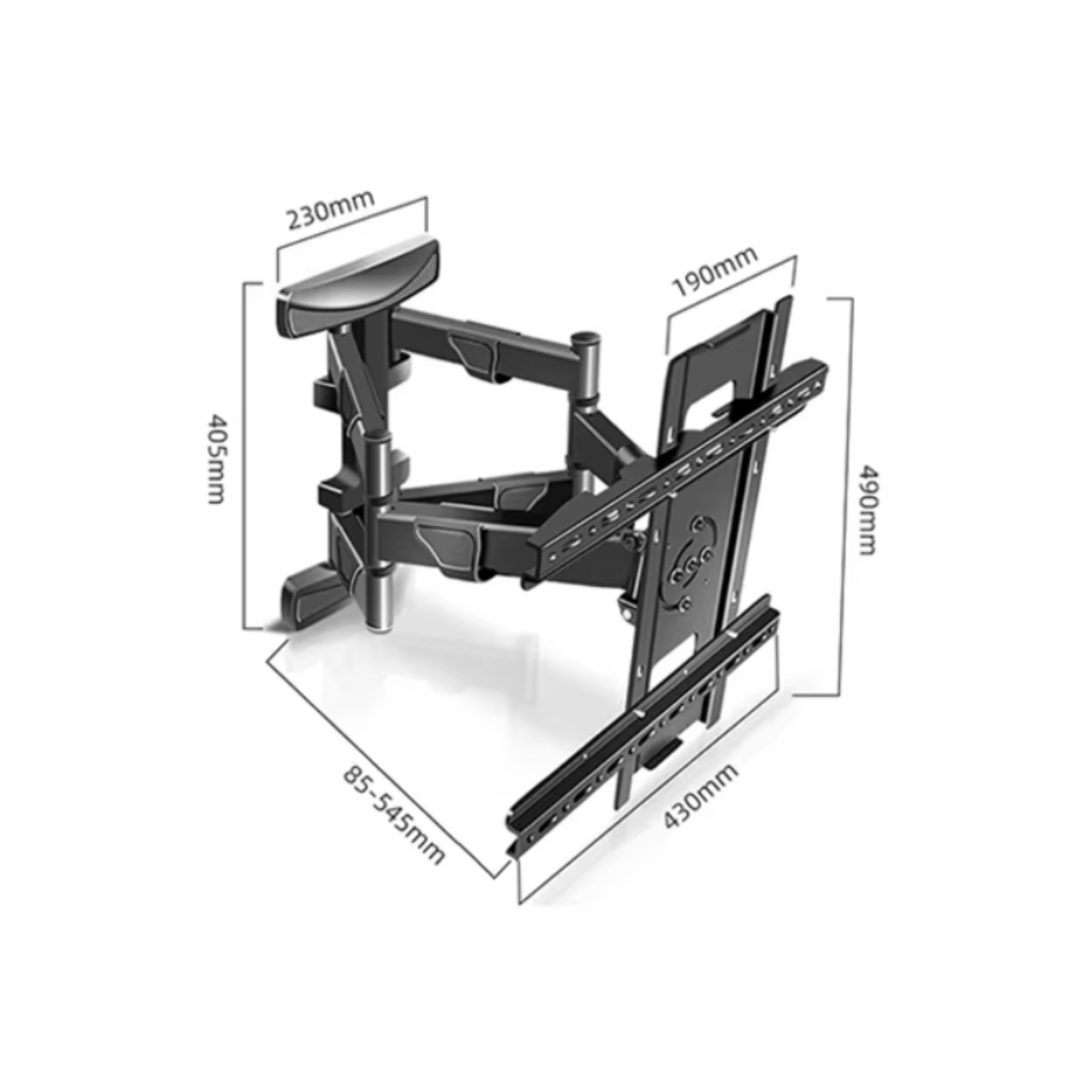 A-PEQ DY3770 Muurbeugel | 94-178 cm, 40 kg, 360° draaibaar