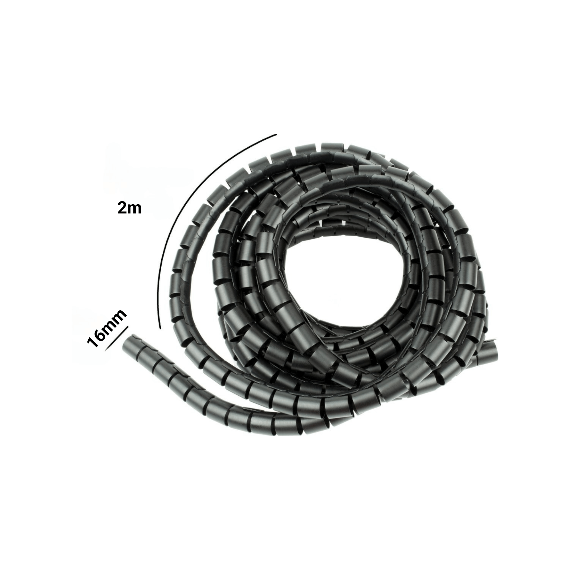 A-PEQ kabelorganizer, lengte 200 cm, diameter 16 mm