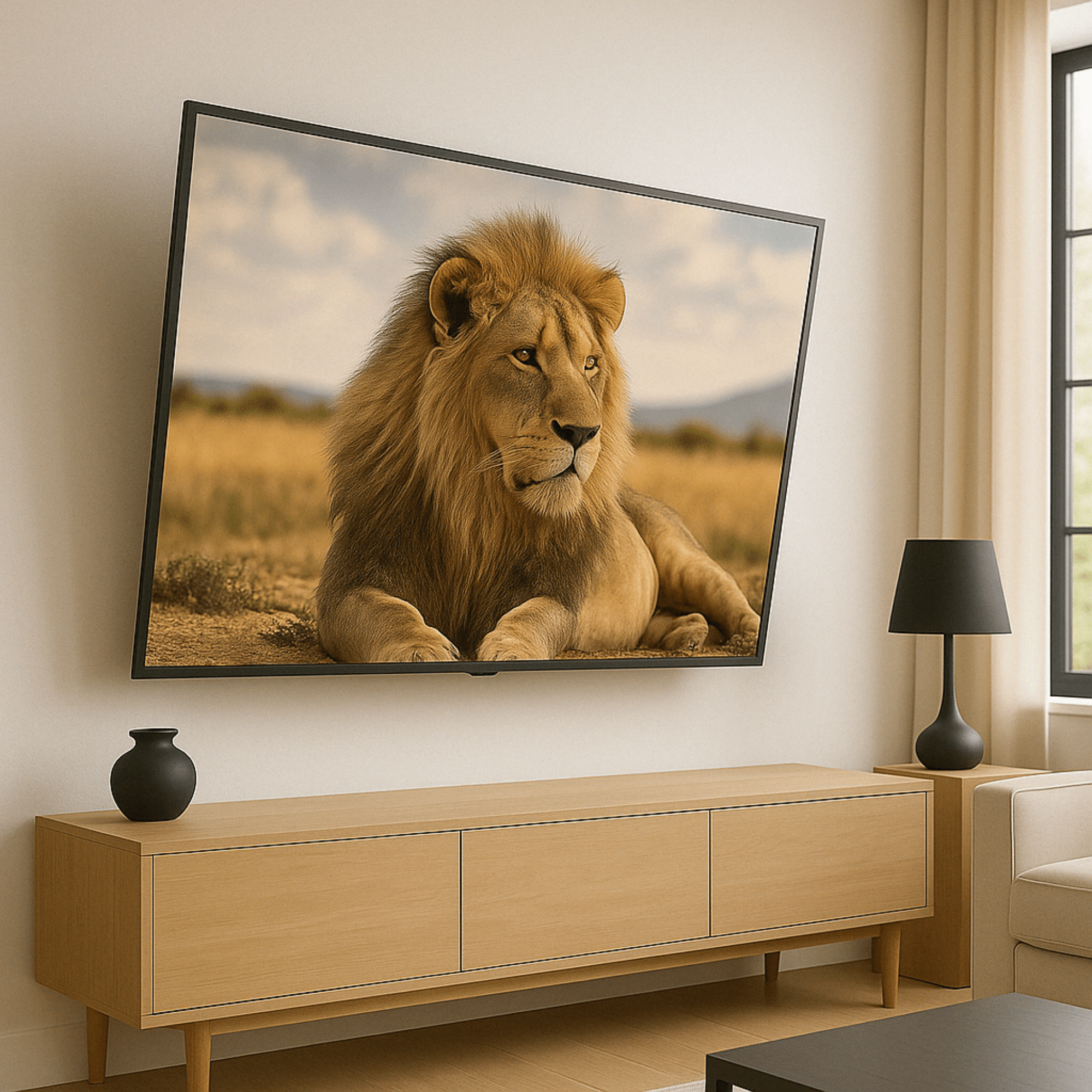 A-PEQ DY1000 Pan en Tilt Muurbeugel 75 tot 120 inch