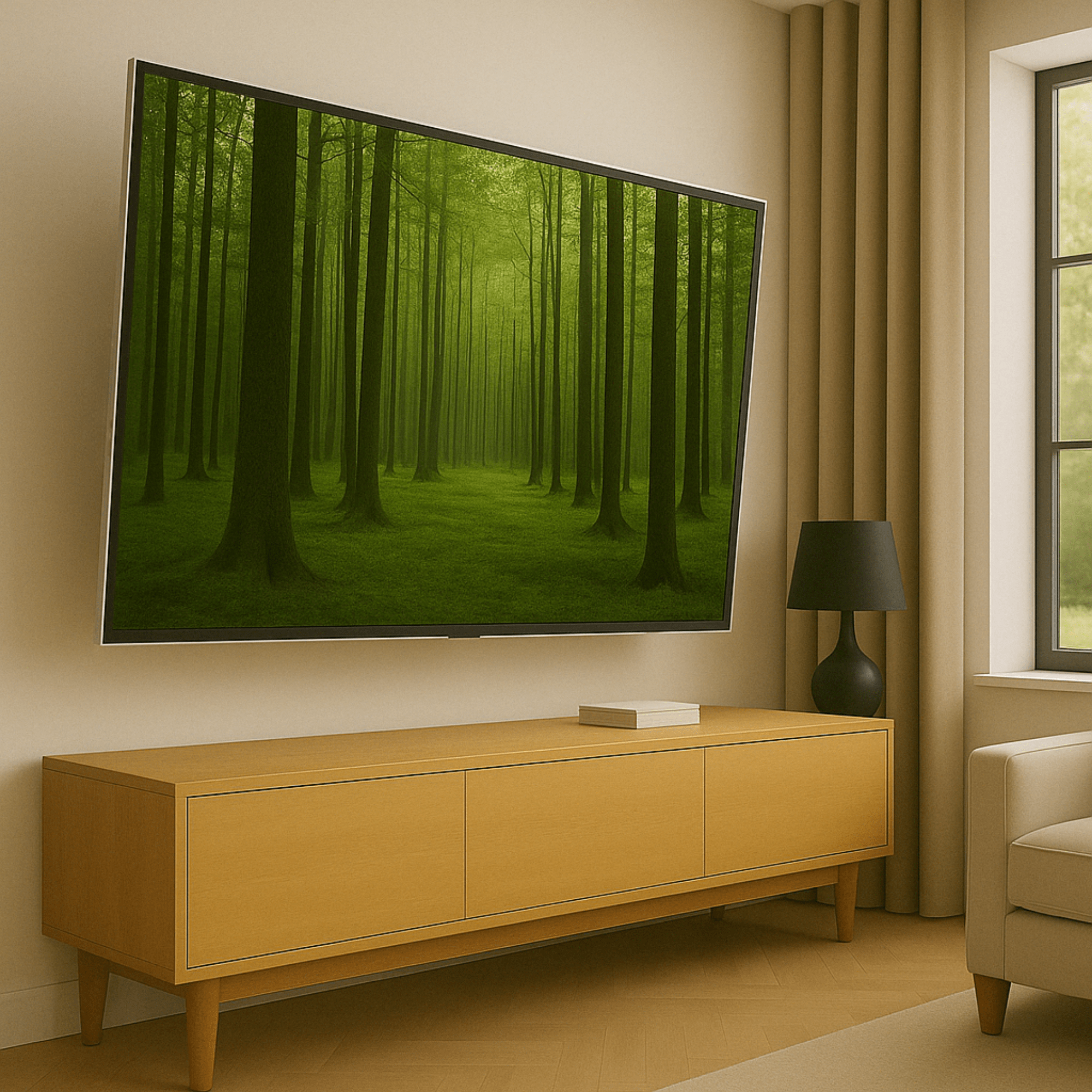 A-PEQ DY3255 Draai- en kantelbare muurbeugel | 81-140 cm, 30 kg