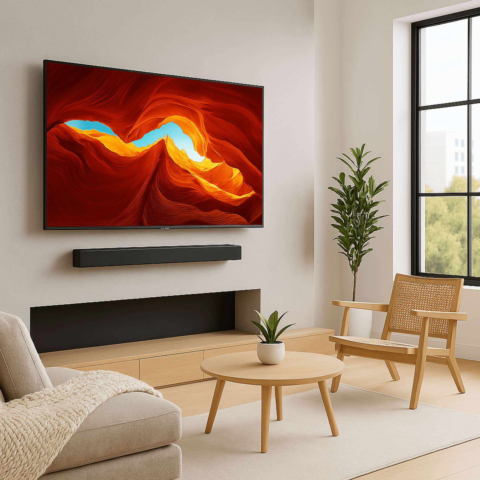 A-PEQ DY620L SlimFit draai- en kantelbare muurbeugel | 81-165 cm, 60 kg