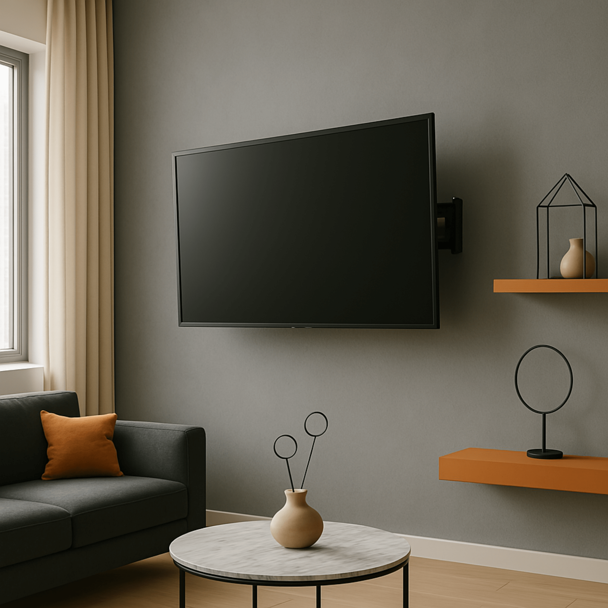 Bratek 64AUTO elektrische draaibare wandhouder | 50-70 inch, 50 kg