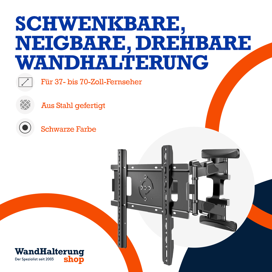 A-PEQ DY3770 Wandhalterung schwenkbar 37-70 Zoll