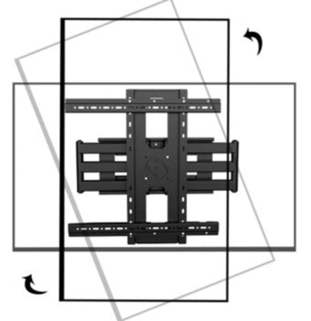 Schwenkbare und neigbare TV-Wandhalterung A-PEQ DY5595 – Passend für 55-95 Zoll
