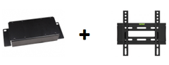 Sony VESA adapter + A-PEQ APS-3 flat tv muurbeugel max. 40 inch, zwart, max. 35 kg