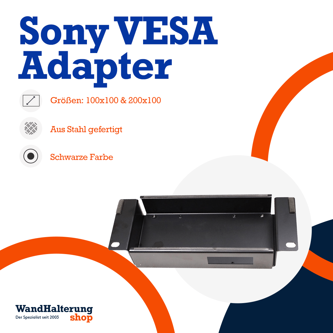Sony VESA Adapter für diverse Modelle 2013 & 2014 - Wandhalterungshop