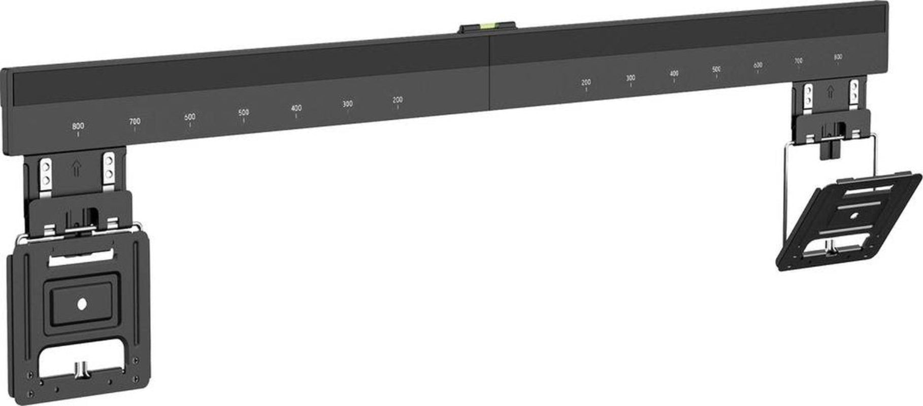 SpeaKa Professional SP-TVM-612 – TV-Halterung, flach (9,5 mm Abstand), für 43-100 Zoll, bis 75 kg belastbar
